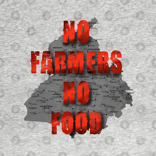 No Farmer No Food by SAN ART STUDIO 